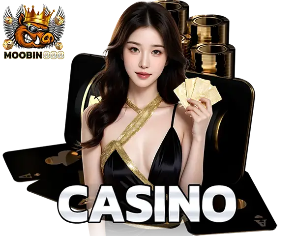 MOOBIN888 คาสิโนออนไลน์ครบวงจร รวมบาคาร่า รูเล็ต และเกมทำเงิน เล่นง่ายทุกอุปกรณ์